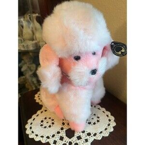 Vintage 24K Polar Puff Pink Poodle